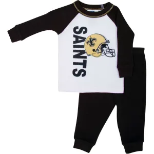 Saints Thermal Jammies (0-6M Left)