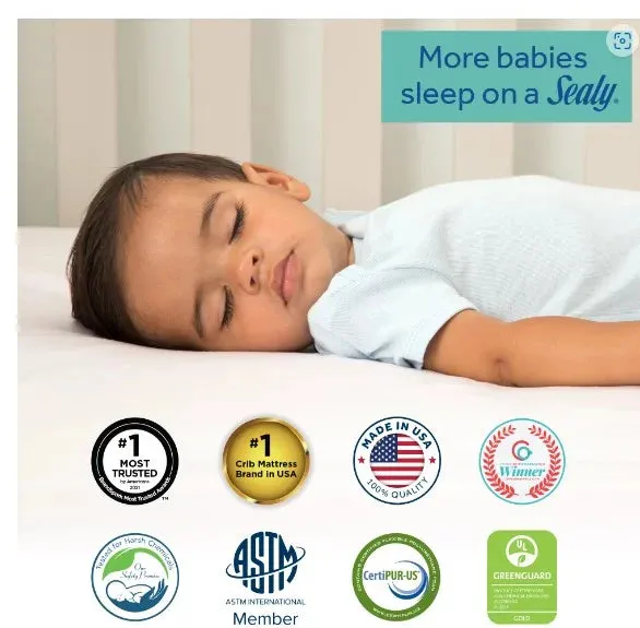 Sealy® EverLite™ Foam 2-Stage Baby & Toddler Crib Mattress