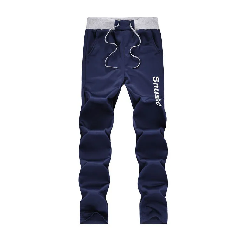 Sport Pants Summer Trendy INS Slim Look Straight Knitted Long Pants