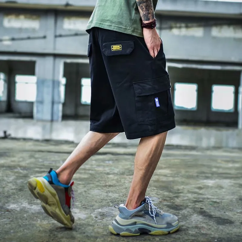 Summer Casual Cargo Pants Men Shorts Korean Trendy Bermuda Student Bermuda Shorts