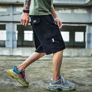 Summer Casual Cargo Pants Men Shorts Korean Trendy Bermuda Student Bermuda Shorts