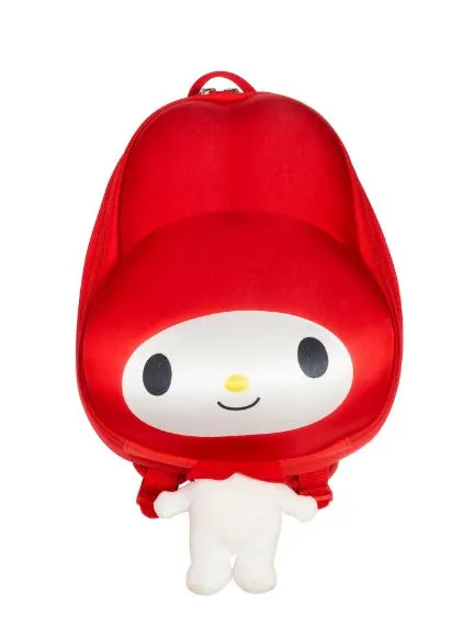 Travelmall Hello Kitty Ridaz 3D Kid's Backpack - Red Edition