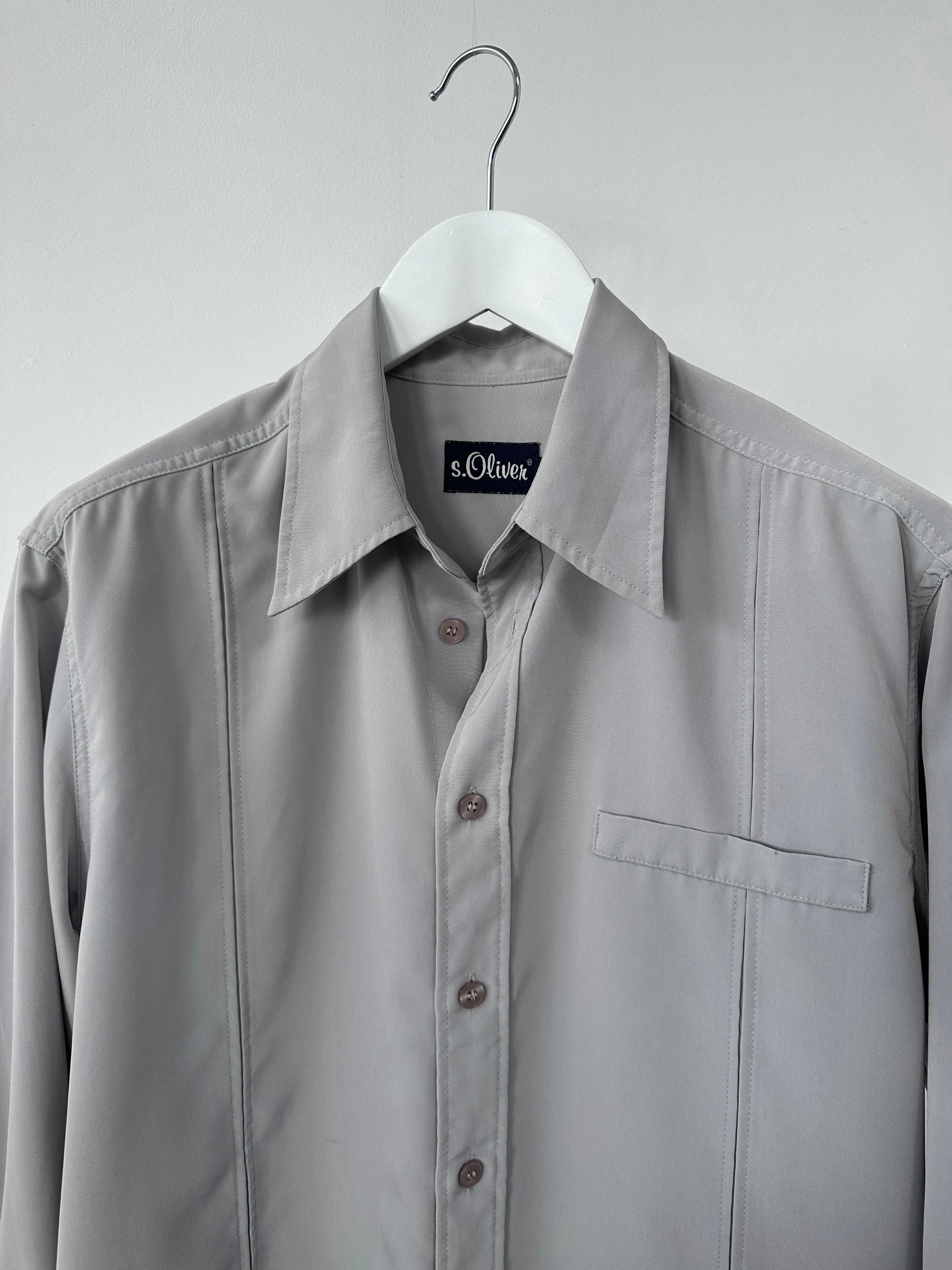 Vintage Seam Detail Relaxed Shirt - M