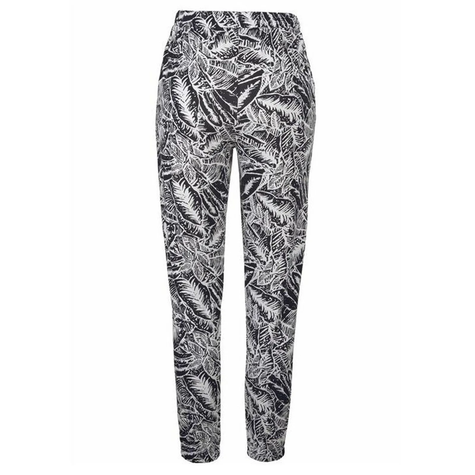 Women Summer Trendy High Waist Printed Pants Straight Street Style Casual Pants